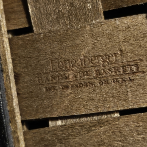 Longaberger Handmade Basket Weave To Go Tote Purse - Picture 14 of 14